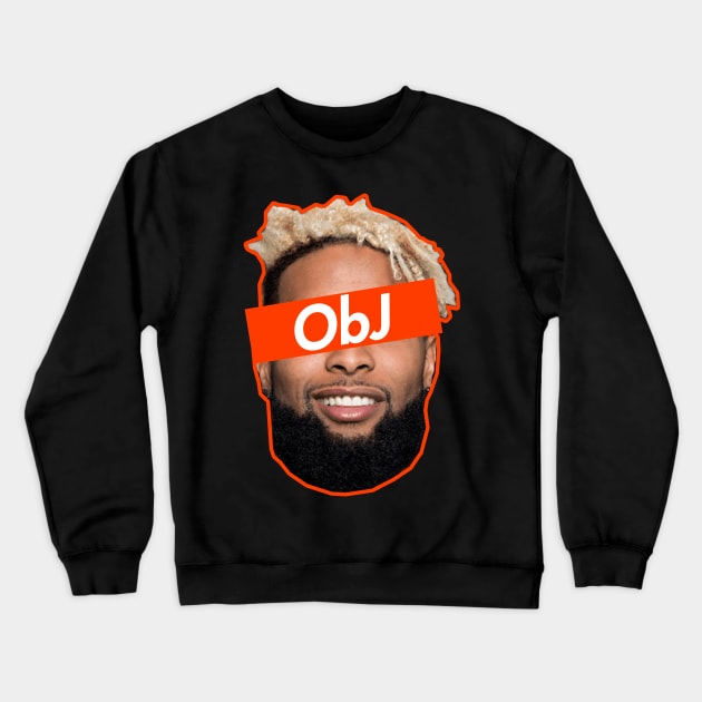 Odell Beckham Jr 'OBJ' - Cleveland Browns Crewneck Sweatshirt by xavierjfong